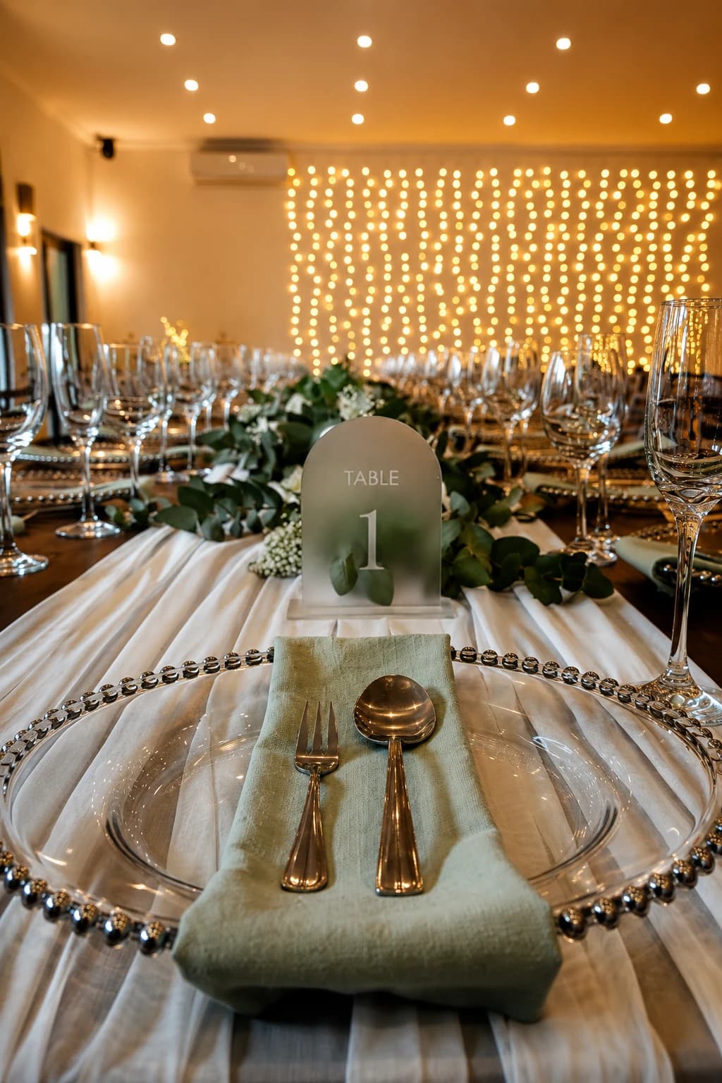 Real Silver Leaf Events wedding styling